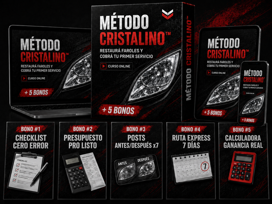 Restauración de Faros - Método Cristalino